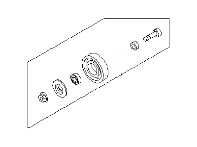 1999 Nissan Altima A/C Idler Pulley - 11944-9E000