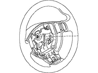 Nissan 48430-6FL1C Steering Wheel Assembly W/O Pad