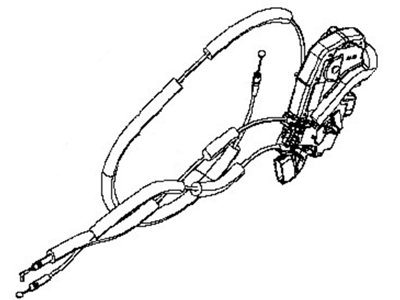 Nissan 82501-3NF0A Rear Left Driver Door Lock Actuator