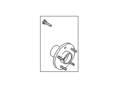 Nissan 40202-31U00 Hub Assembly-Road Wheel,Front