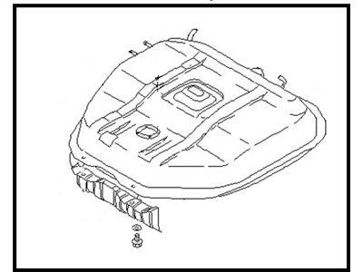 1988 Nissan Stanza Fuel Tank - 17202-20R00