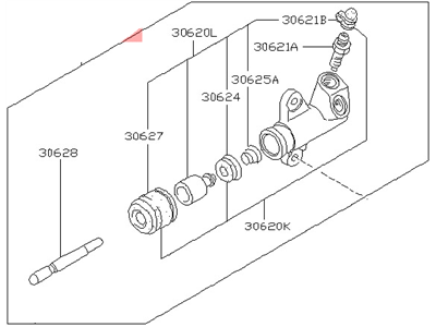 Nissan 30620-U7001 Cylinder Slave