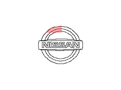 Nissan 84890-3AW0A Trunk Lid Emblem