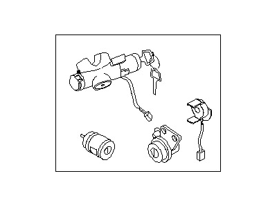 Nissan 99810-CF40A Key Set