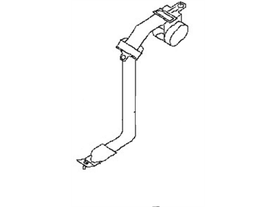 Nissan 88844-9DA8C Tongue Belt Assembly, Rear Seat