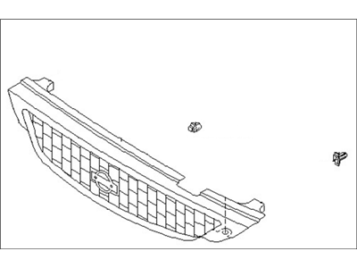 Nissan 62310-0L810 Grille Kit-Front