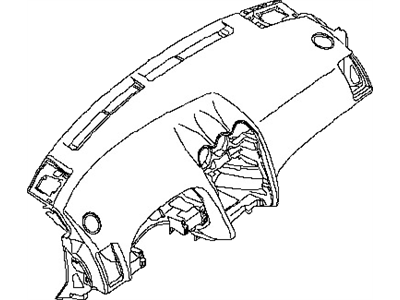 Nissan 68200-JA80A Panel & Pad Assy-Instrument