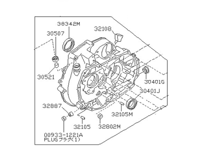 Nissan Pulsar NX Bellhousing - 30400-M8001