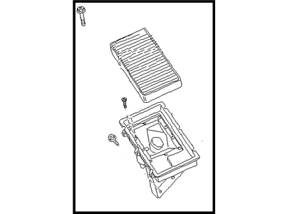 1986 Nissan Maxima Air Filter Box - 16500-16E01