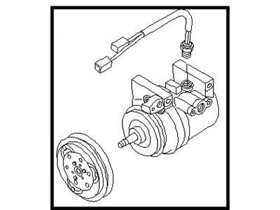 1993 Nissan Stanza A/C Compressor - 92600-1E410