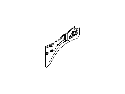 Nissan 64112-1AA0A Hoodledge-Upper,RH