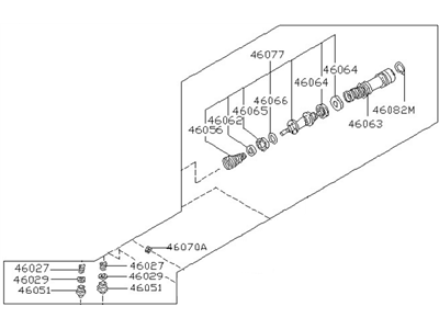 Nissan 46011-P6525 Kit-Piston-Cylinder