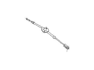 1986 Nissan Stanza Parking Brake Cable - 36402-D0100