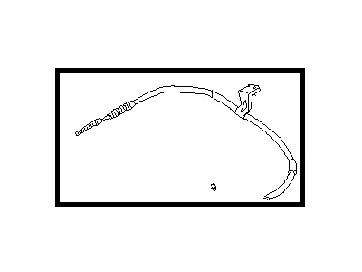 1984 Nissan Stanza Parking Brake Cable - 36400-D0100
