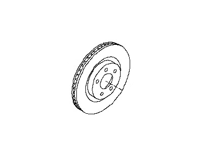 Nissan 40206-JG00B Rotor-Disc Brake,Front