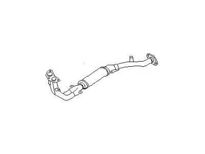 1987 Nissan Pulsar NX Exhaust Pipe - 20010-61A00