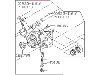 2000 Nissan Quest Oil Pump - 15010-7B000