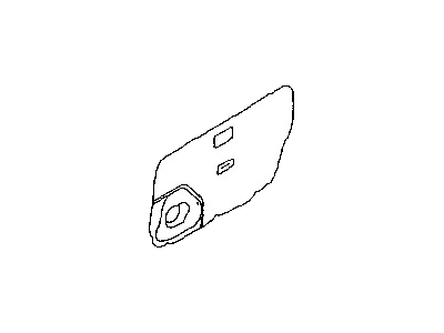 Nissan 80860-63A00 Screen-Sealing Front RH