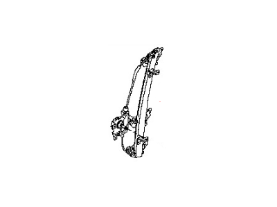 Nissan Versa Window Regulator - 80720-EE00B