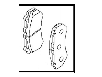 Nissan GT-R Brake Pad Set - D1060-6HS0A