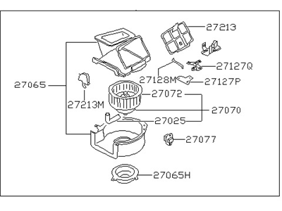 Nissan 27200-15E01 Box-Air Intake