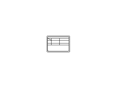 Nissan 27090-7B400 Label-Air Con