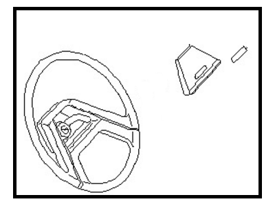 Nissan 48400-01A17 Steering Wheel Assembly