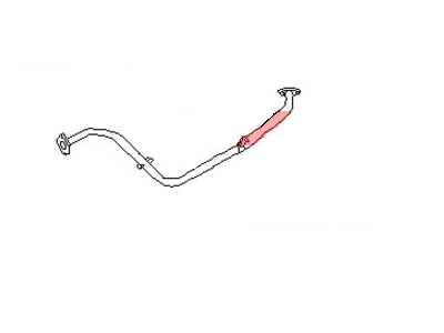 1987 Nissan Pulsar NX Exhaust Pipe - 20030-61A01