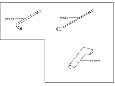 Nissan 99501-3BA0B Tool Set