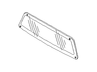 Nissan 79700-ZL52A Glass-Rear Window