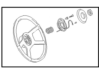 Nissan 48400-M6603 Steering Wheel Assembly