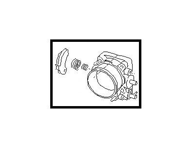 1988 Nissan 300ZX Throttle Body - 16118-04P15