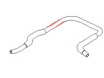 Nissan 21356-40P20 Hose Assembly-Oil Cooler,Inlet