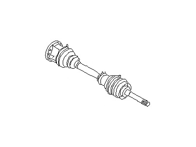 Nissan 39100-6MA1E Shaft Assembly-Front Drive RH