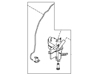 Nissan 28910-1GR0A Tank Assy-Windshield Washer