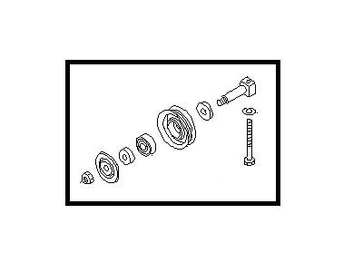 Nissan 11925-42L01 Pulley Assy-Idler,Compressor