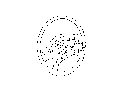 Nissan 48430-3B320 Steering Wheel Assembly W/O Pad