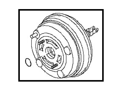 2011 Nissan Quest Brake Booster - D7210-1JA0B