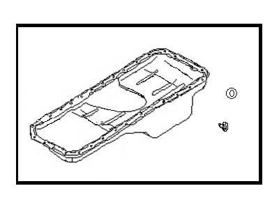 1982 Nissan 280ZX Oil Pan - 11110-P8000