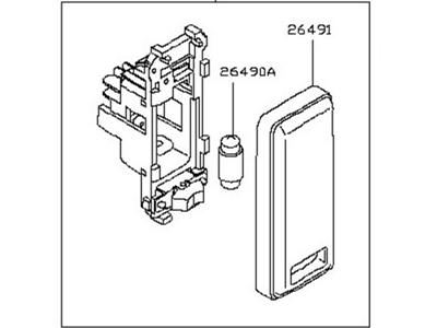 Nissan 26490-VE100 Lamp Assembly-Luggage Room