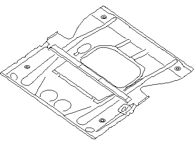 2004 Nissan Quest Floor Pan - 74312-CK030