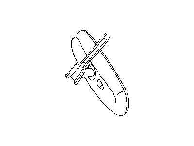 Nissan 96321-7S500 Mirror Assy-Inside