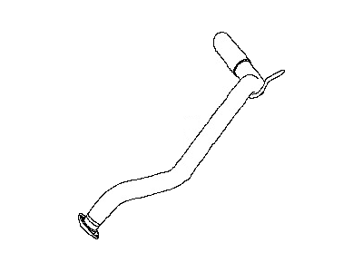 Nissan 20050-7S200 Exhaust Tube Assembly, Rear