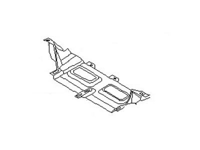 Nissan 64865-21P01 Guide-Air Front Lower