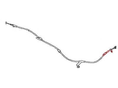 2012 Nissan GT-R Parking Brake Cable - 36530-JF00A