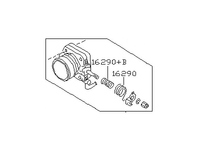 1993 Nissan 300ZX Throttle Body - 16118-10Y05