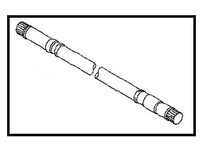 Nissan 39204-JF00B Shaft-Front Drive,RH