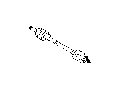 Nissan 39100-JF00A Shaft Assy-Front Drive,RH