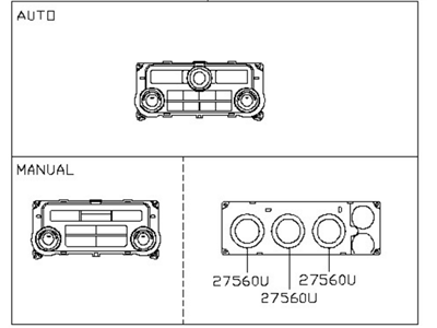 Nissan 27500-ZR00A Control Assembly