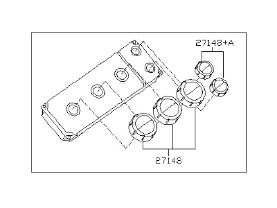 Nissan Quest A/C Switch - 27500-ZF20B